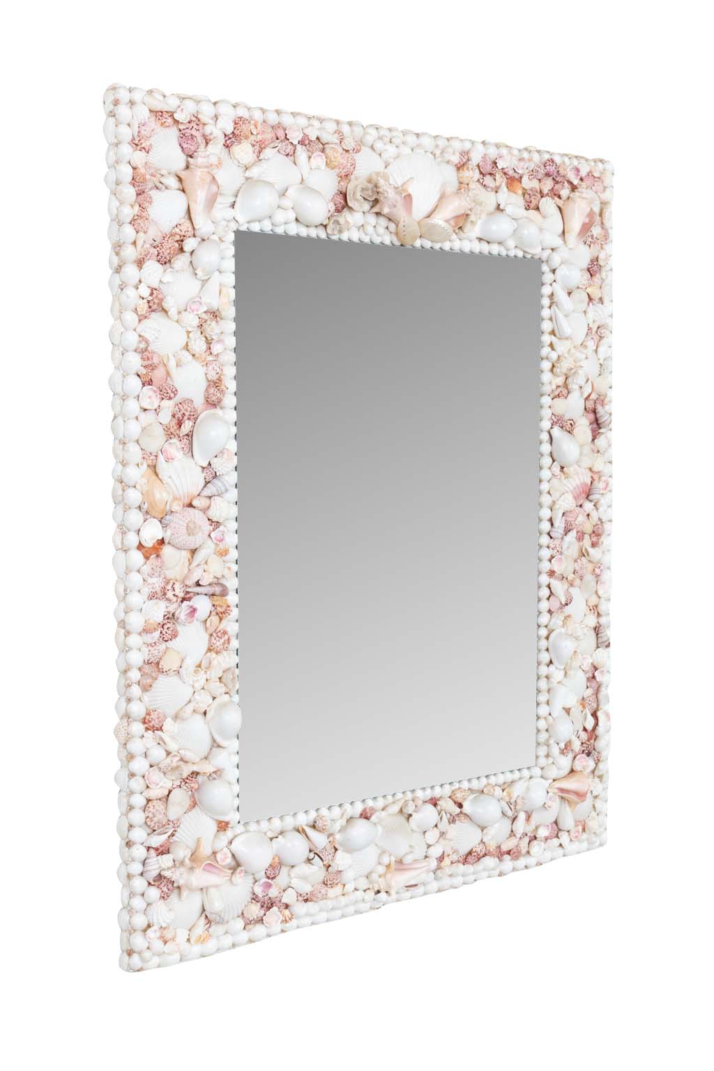 Shell Encrusted Mirror – The Antique And Artisan Gallery Online