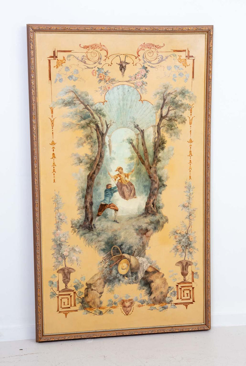 French Rococo Style Painting – The Antique And Artisan Gallery Online