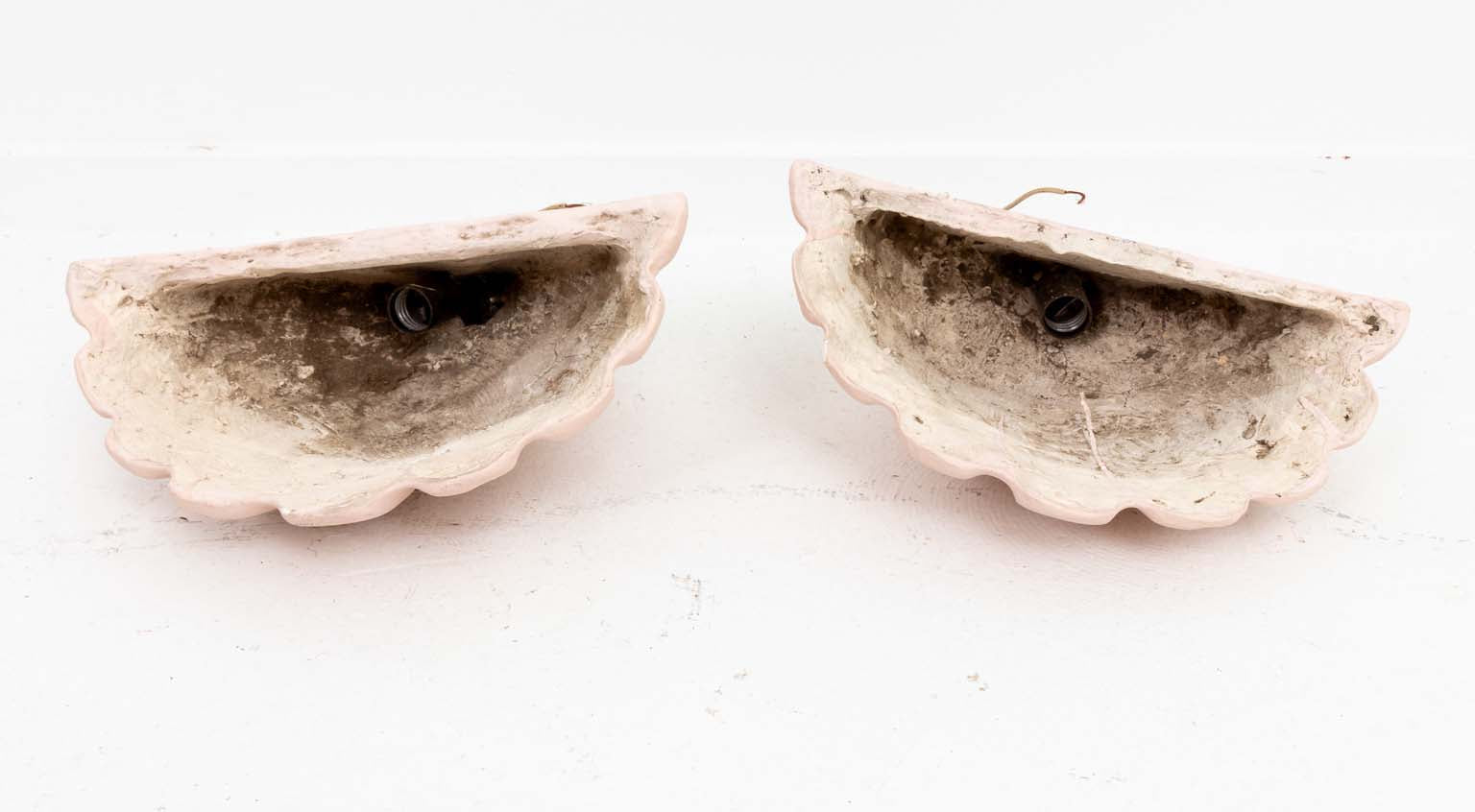 Pair of Shell Form Wall Sconces – The Antique And Artisan Gallery Online