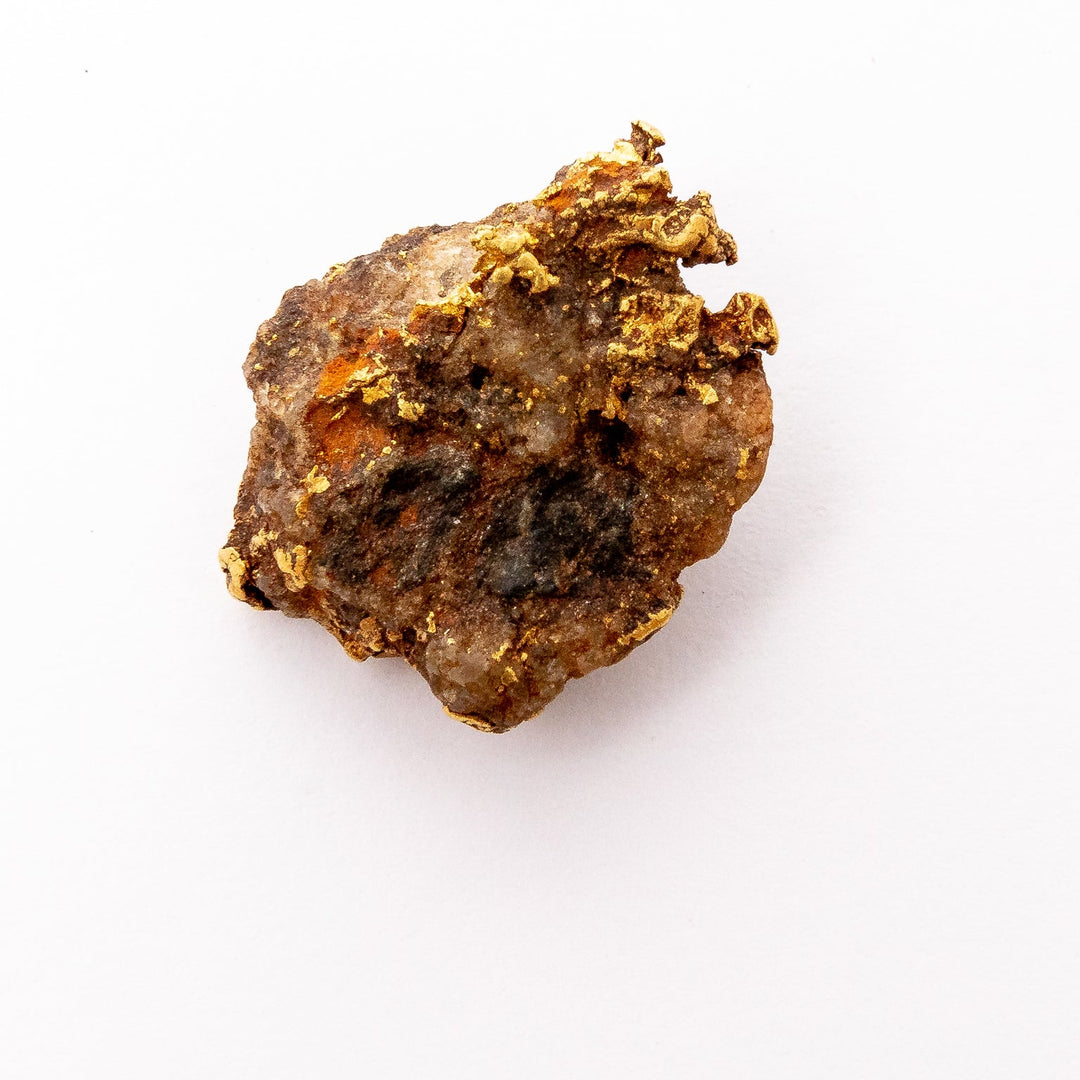 Set of Three Gold and Quartz Nuggets – The Antique And Artisan