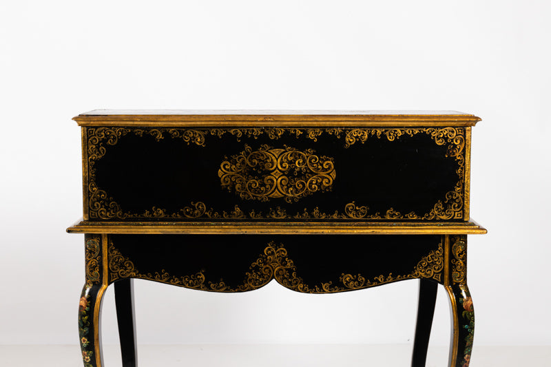 19th Century Napoleon III Papier Mache Desk – The Antique And